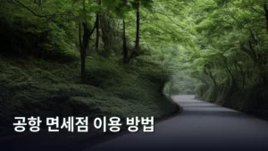 공항 면세점 이용 방법 완벽 가이드: 쇼핑부터 꿀팁까지 총정리