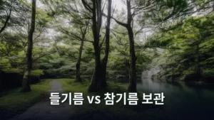 들기름 vs 참기름 보관, 오일의 신선도를 지키는 완벽 가이드