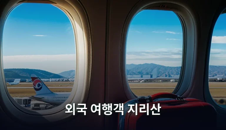 외국 여행객 지리산 등반 코스와 실용적인 준비 가이드
